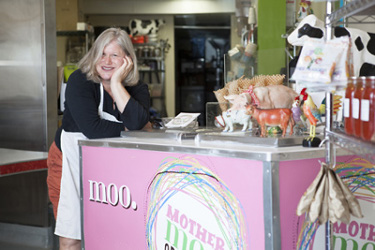 Image of Karen Klemens, owner of Mother Moo Creamery