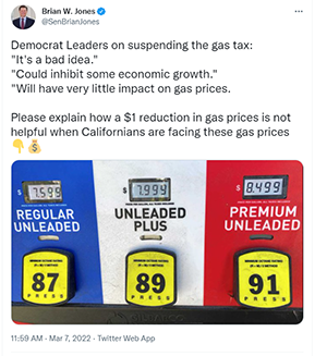 Image of high gas prices